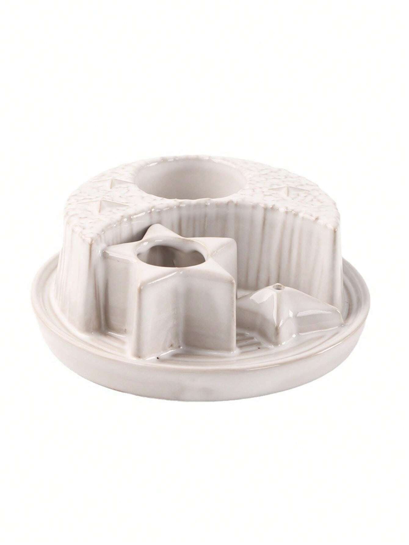 Star and Crescent 4-in-1 Ceramic Incense Burner