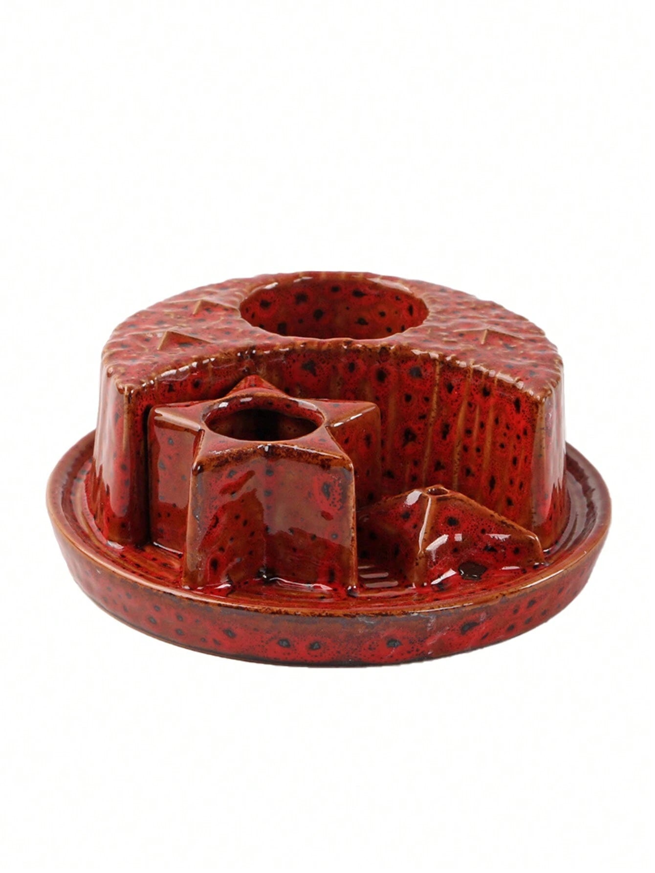 Star and Crescent 4-in-1 Ceramic Incense Burner