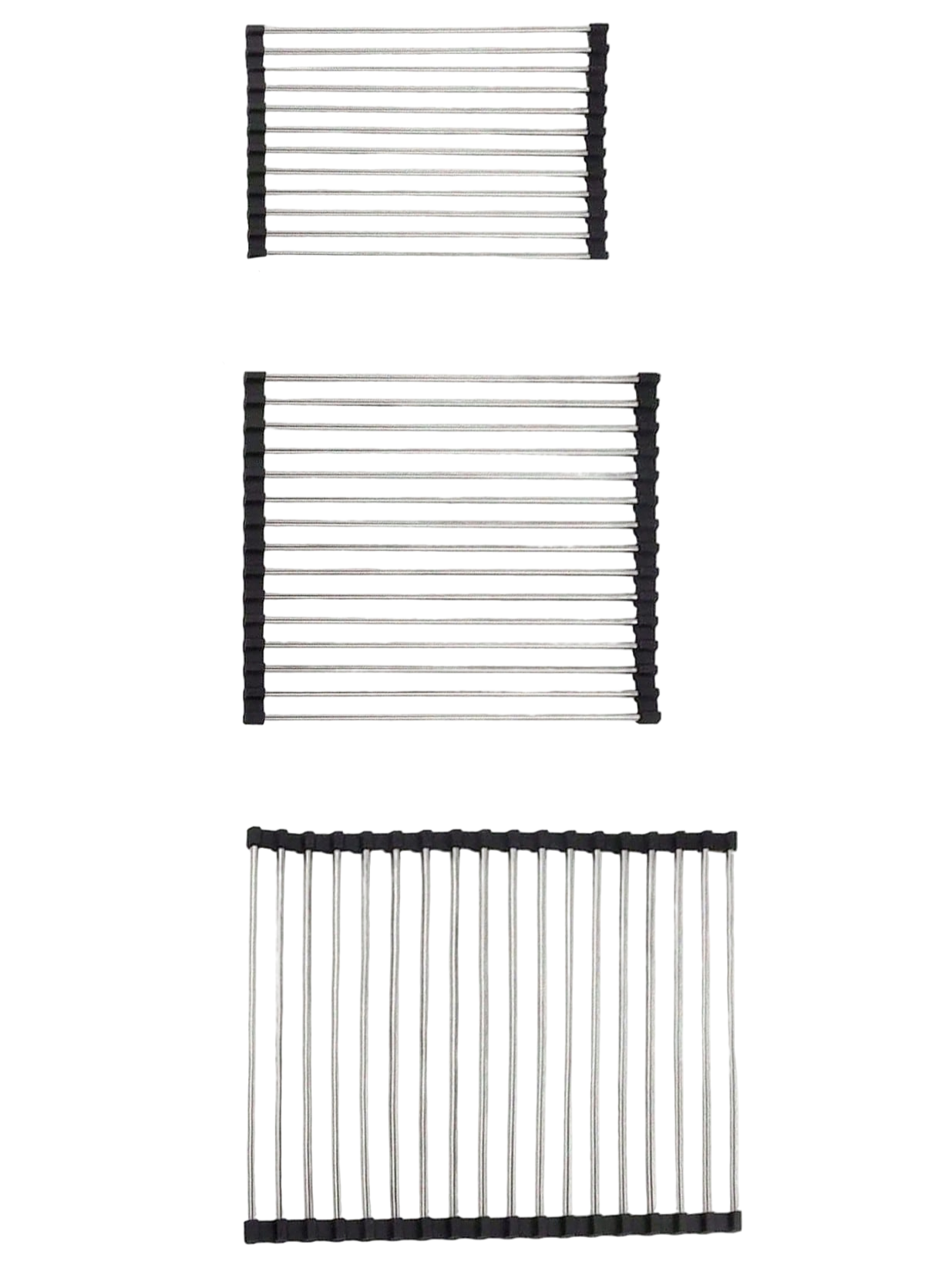 Over The Sink Roll Up Dish Drying Rack