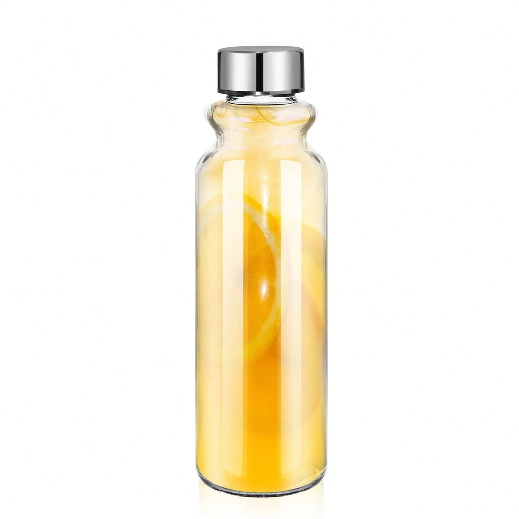 Glass Water Bottle w/ lid