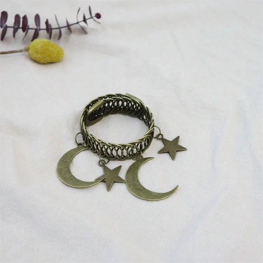 Star & Moon Metal Curtain Clip