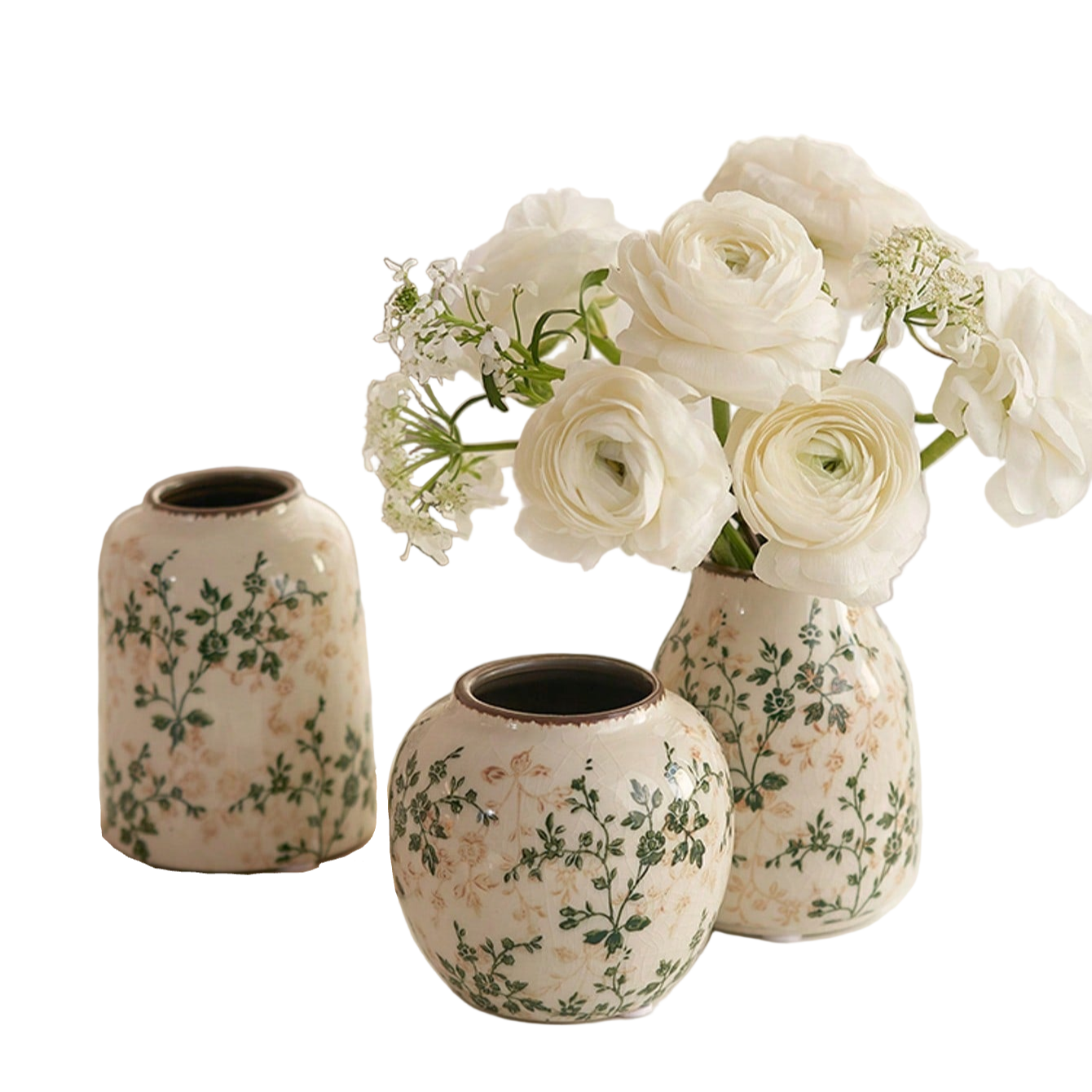 Handmade Ceramic Floral Vase