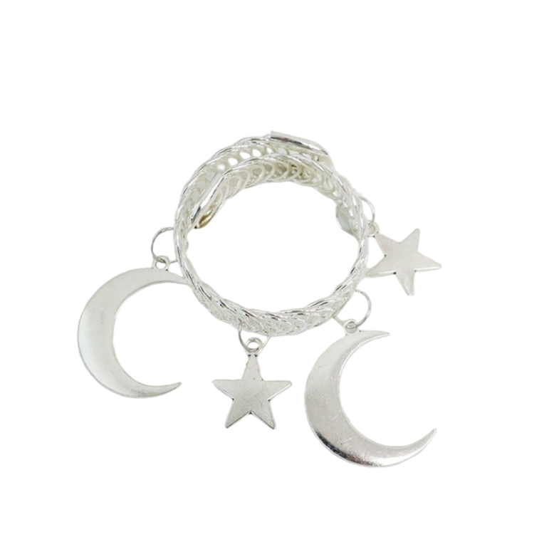 Star & Moon Metal Curtain Clip