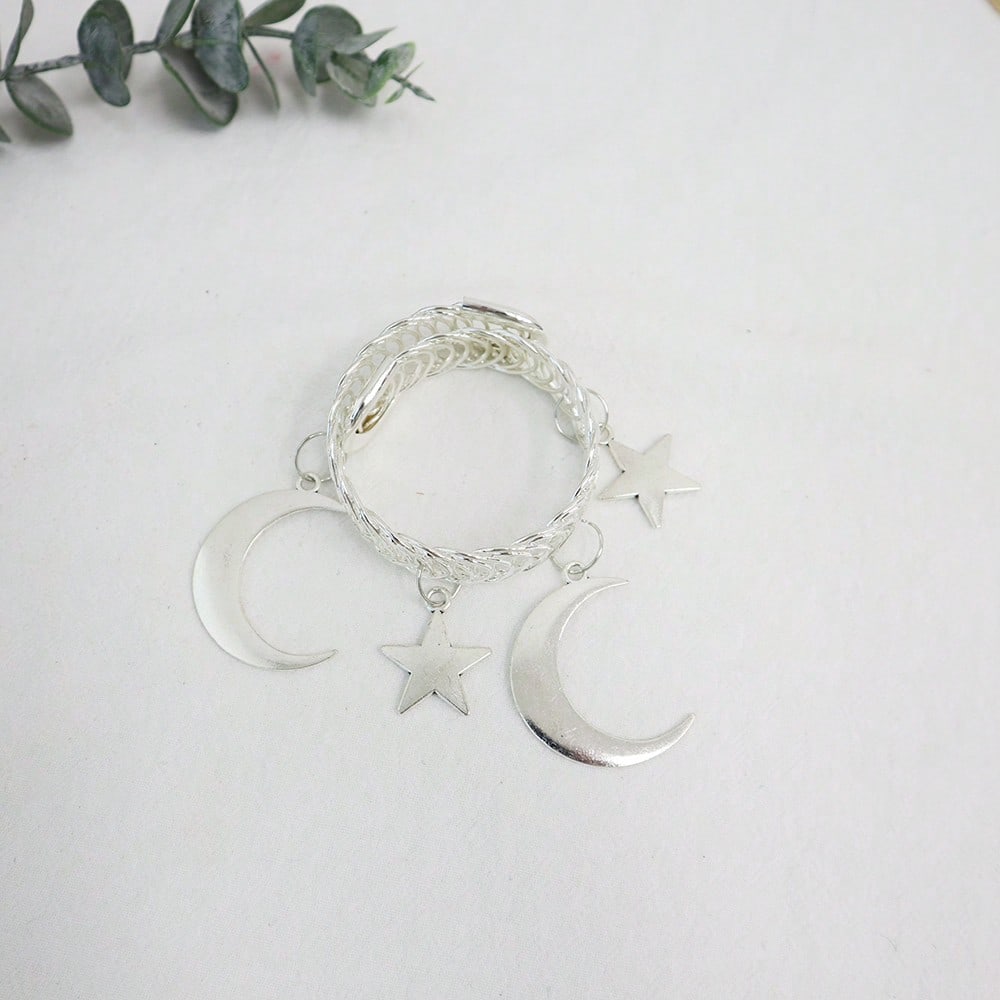 Star & Moon Metal Curtain Clip