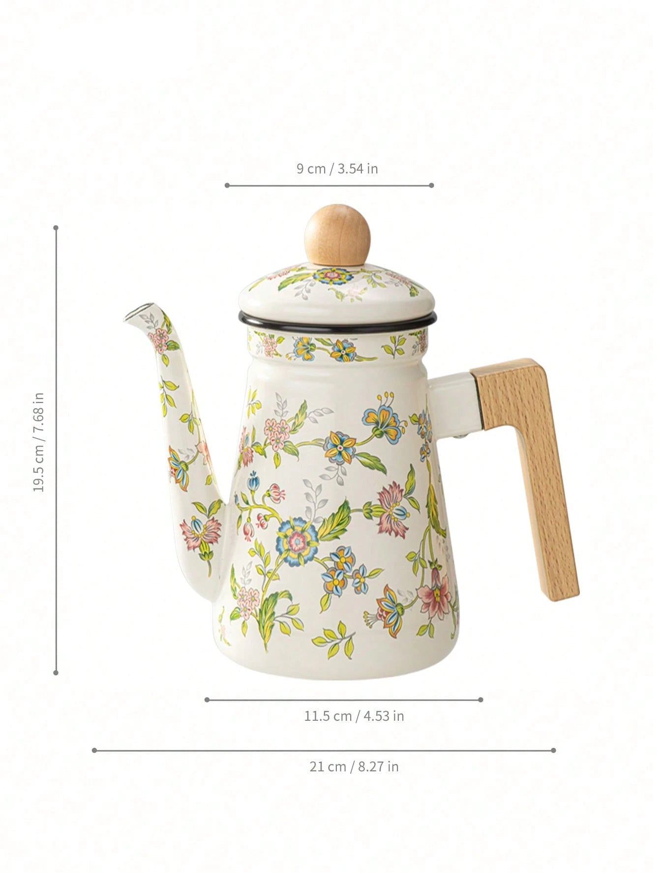 Floral Porcelain Coffee Set