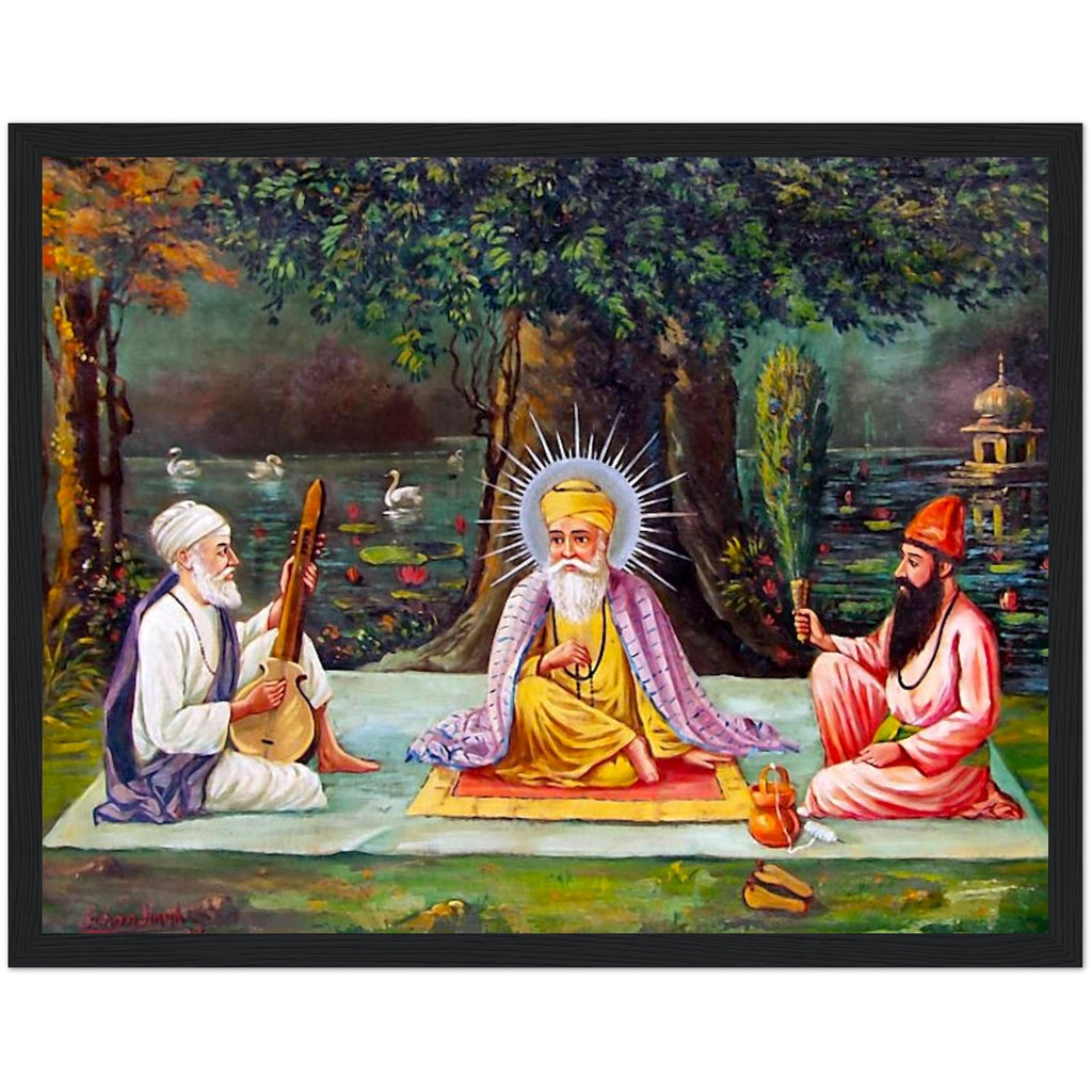 Guru Nanak, Rabab by the River Print