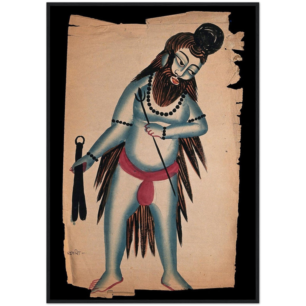 Shiva Kalighat Scroll Print