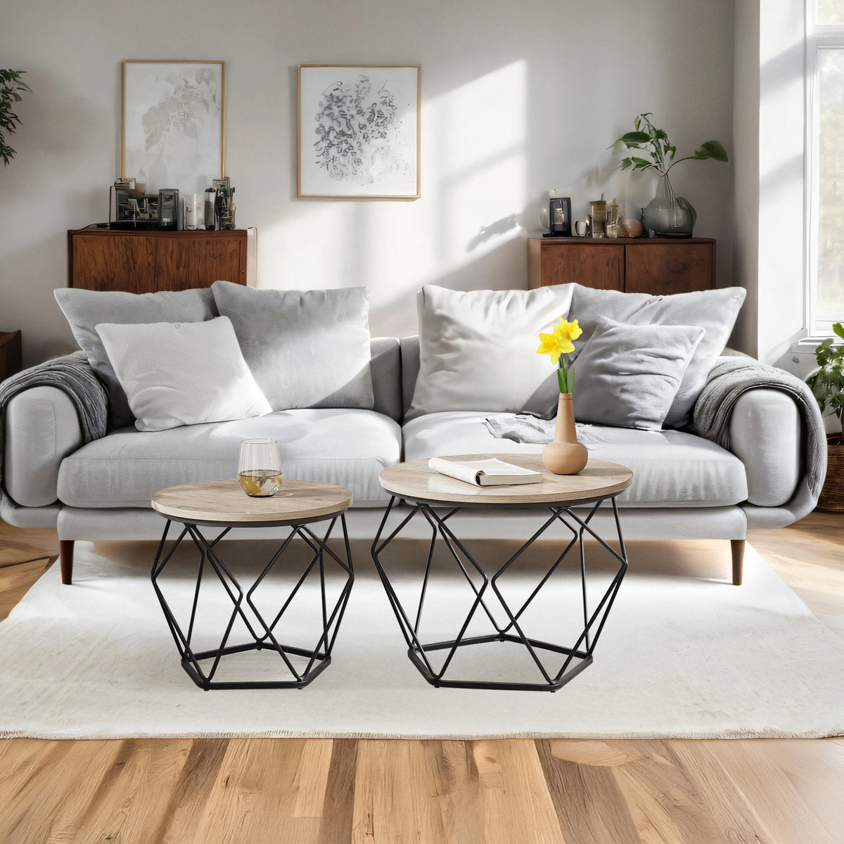 Selene 2 Piece Coffee Table Set