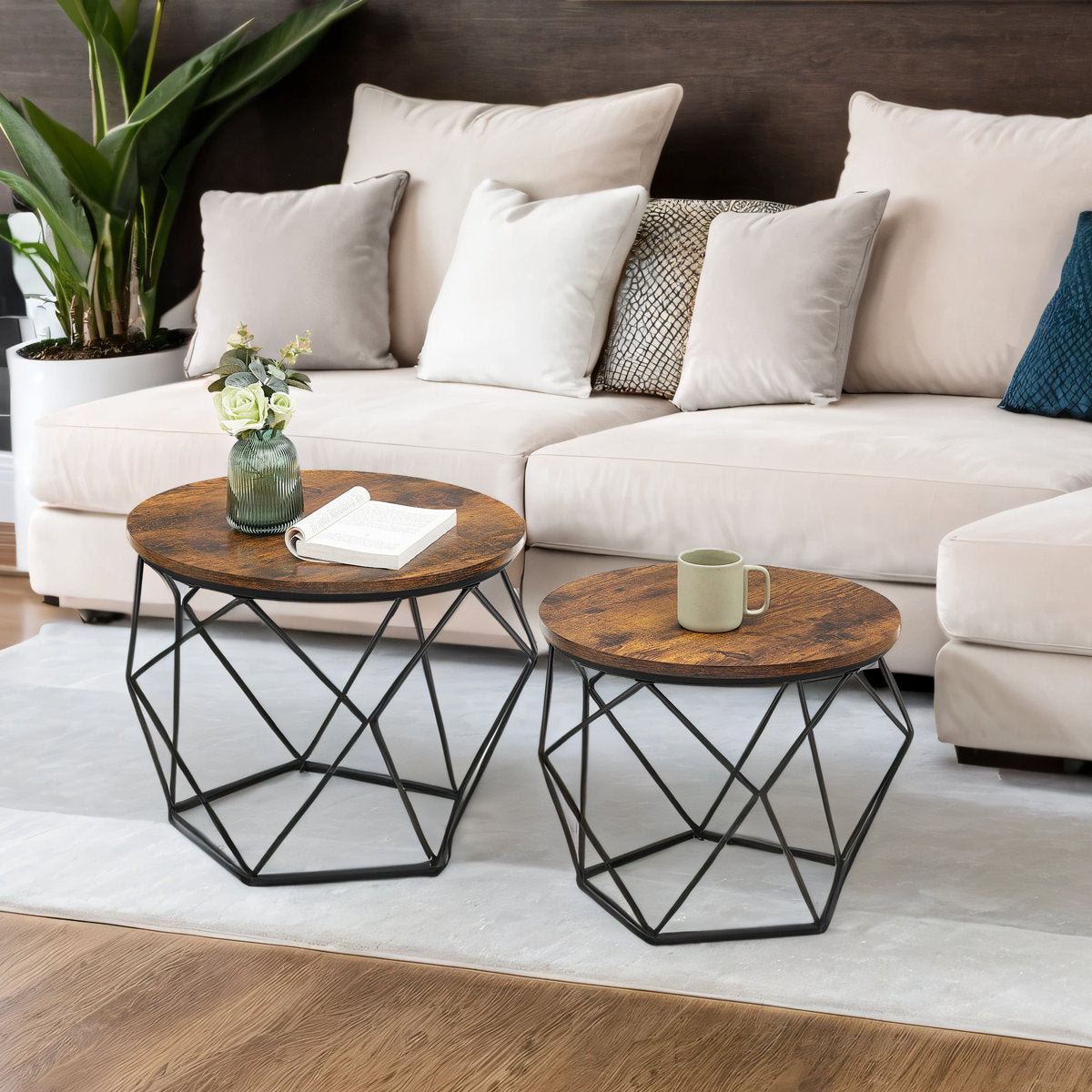Selene 2 Piece Coffee Table Set