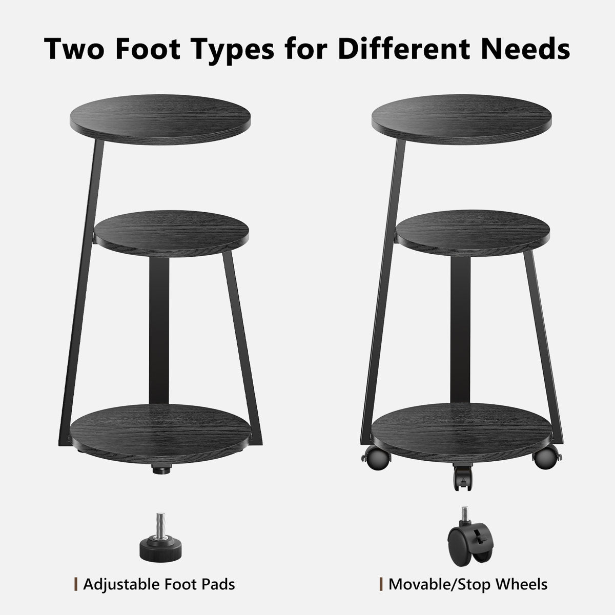 Conclave 3 Tier End Table