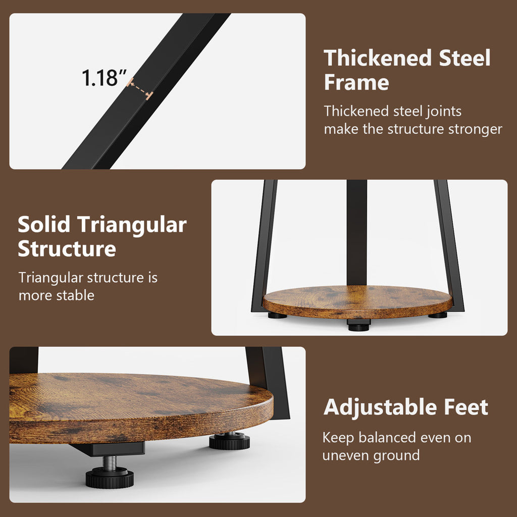 Conclave 3 Tier End Table
