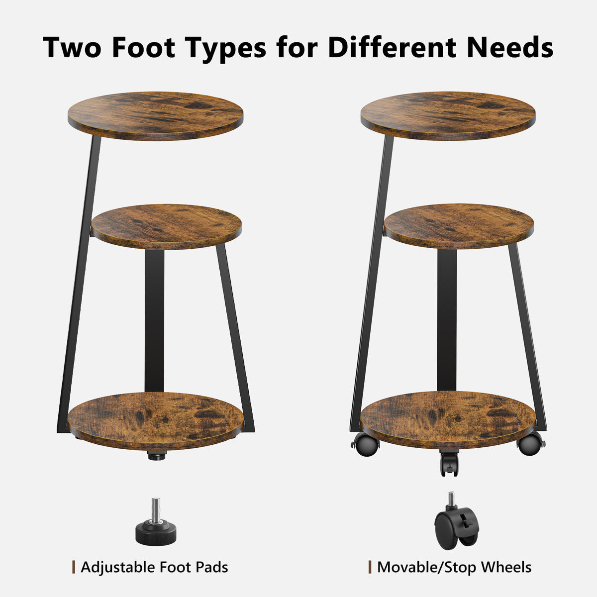 Conclave 3 Tier End Table