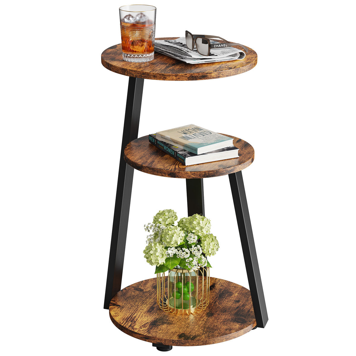 Conclave 3 Tier End Table