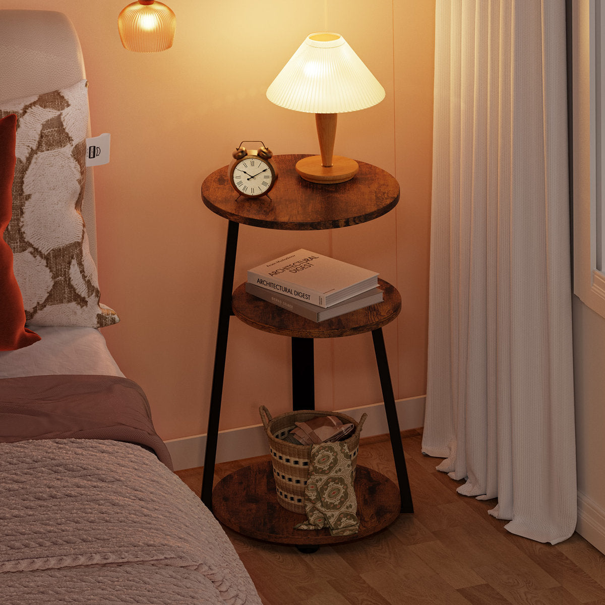 Conclave 3 Tier End Table