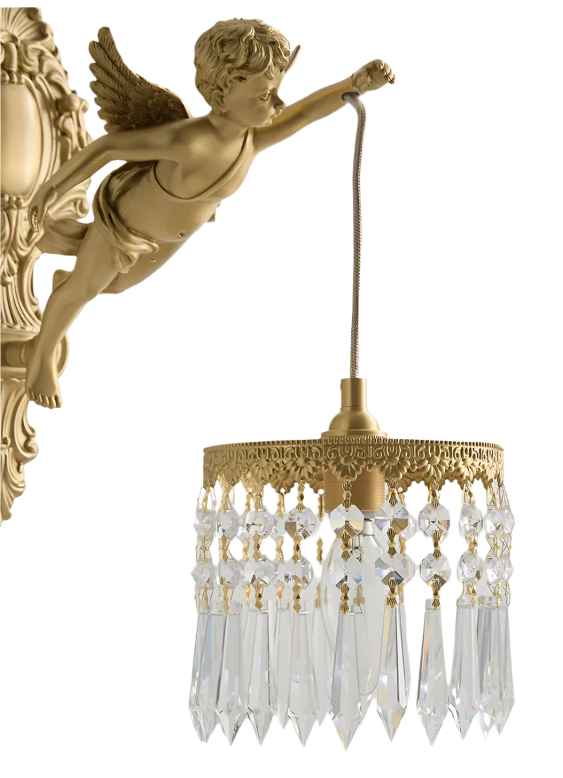 Helios Hanging Crystal Wall Lamp