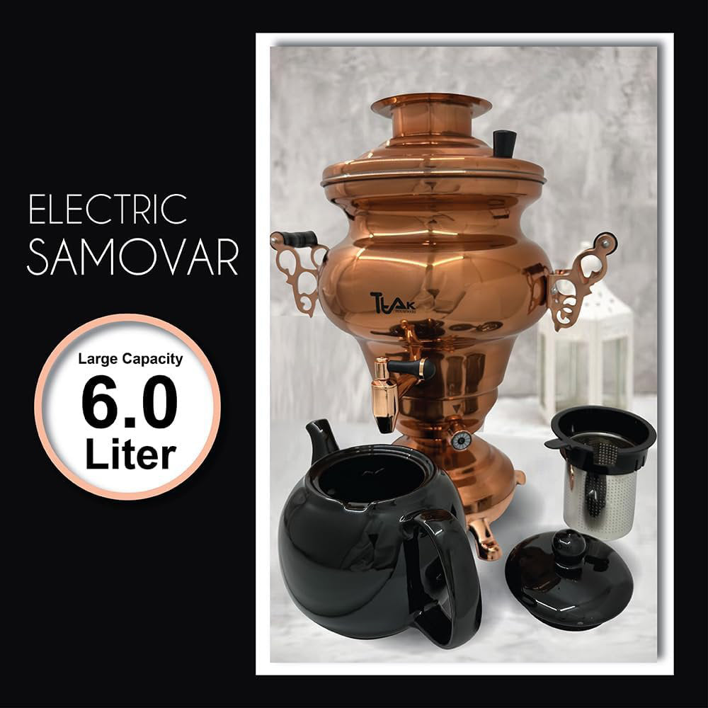 Electric Copper Persian Style Samovar