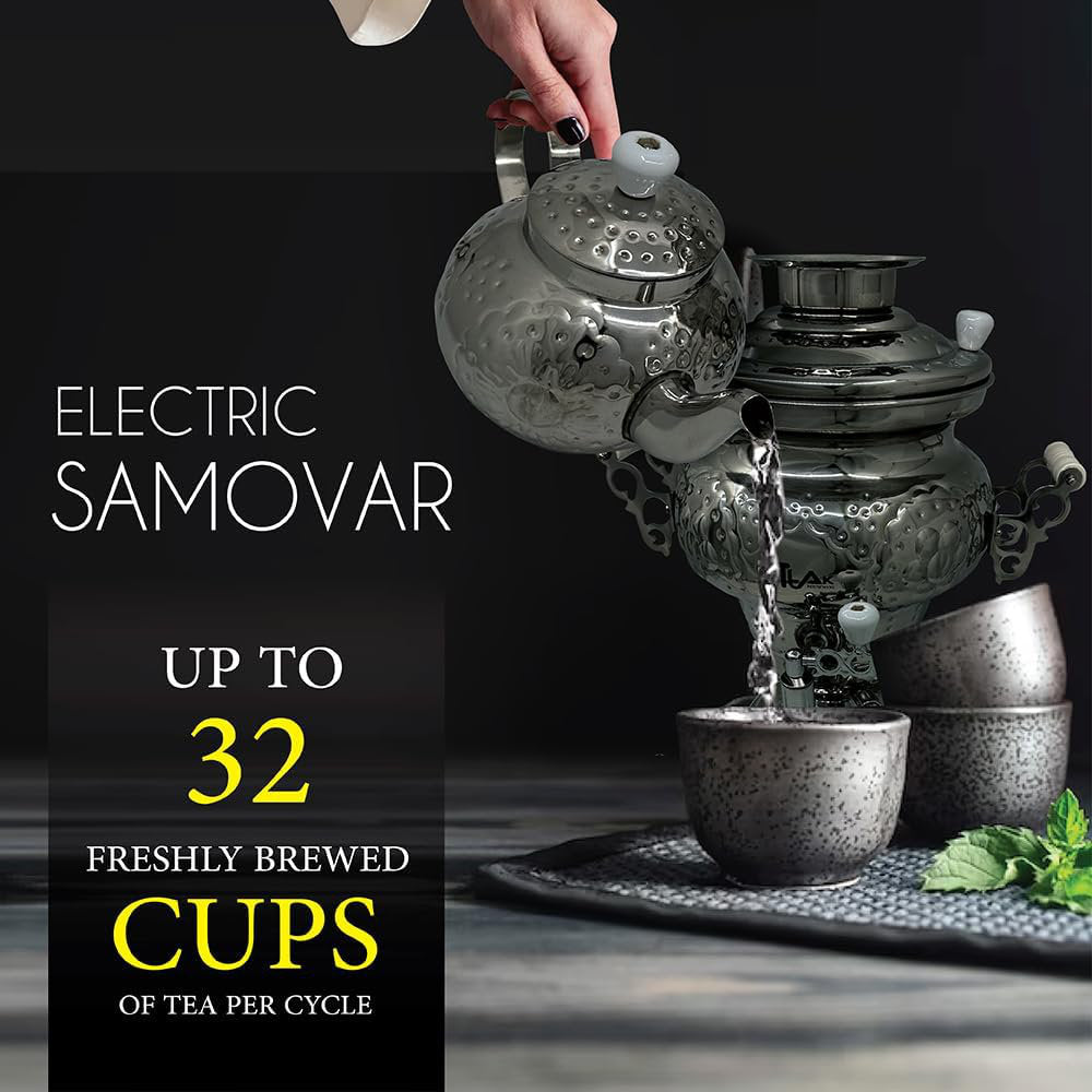Electric Stainless Steel Persian Style Samovar