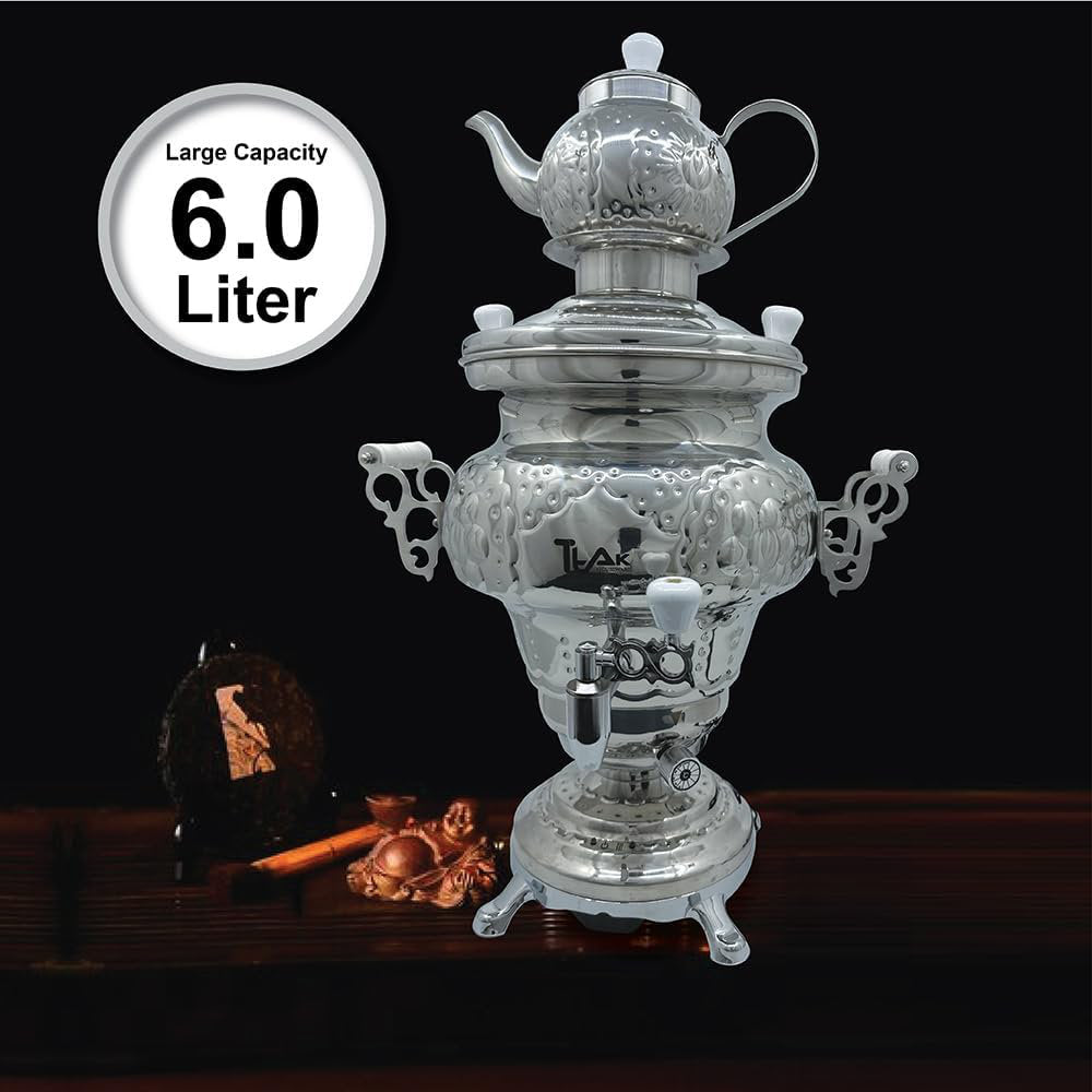 Electric Stainless Steel Persian Style Samovar