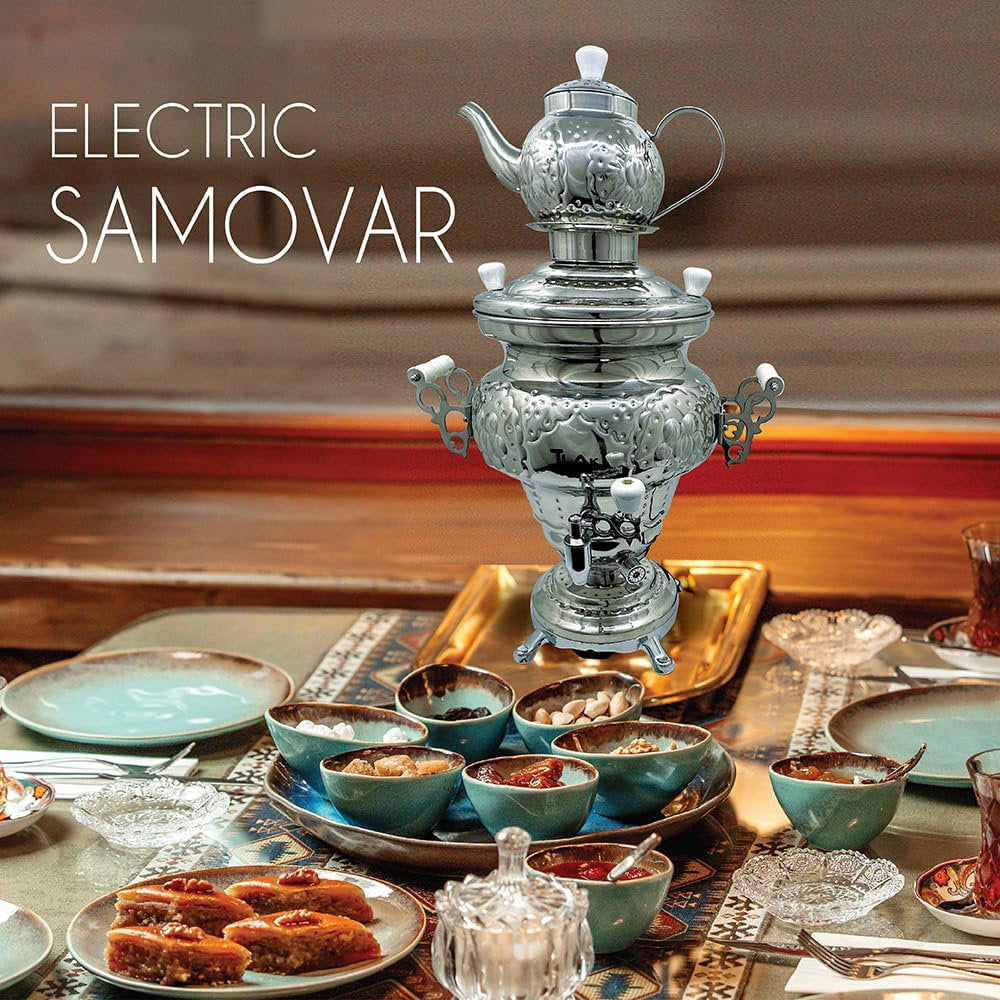 Electric Stainless Steel Persian Style Samovar