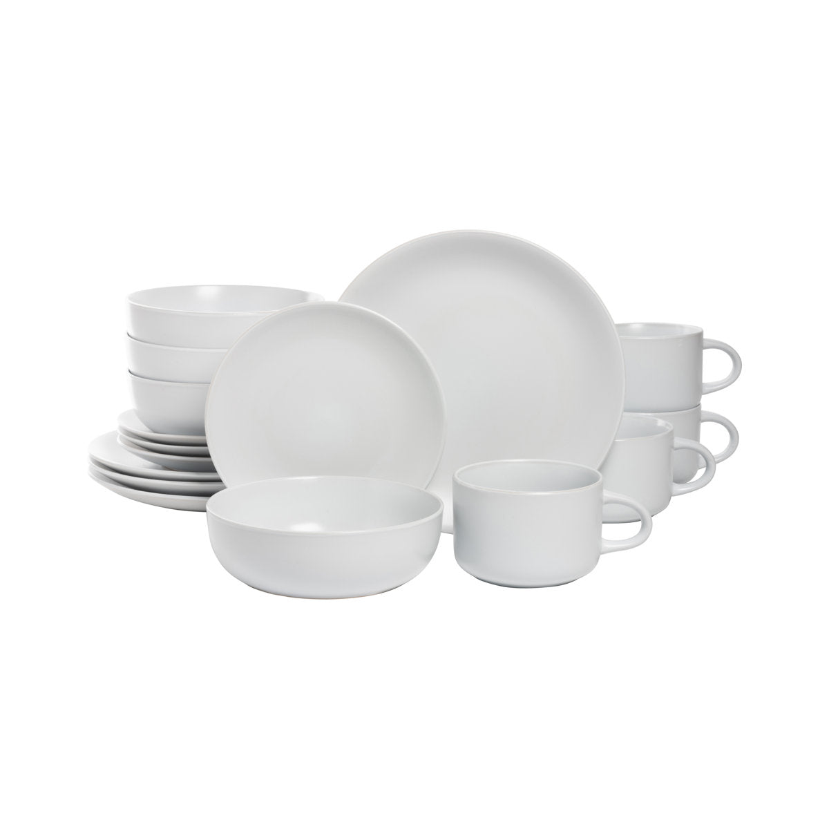 Matte 16-Piece Dinnerware Set for 4