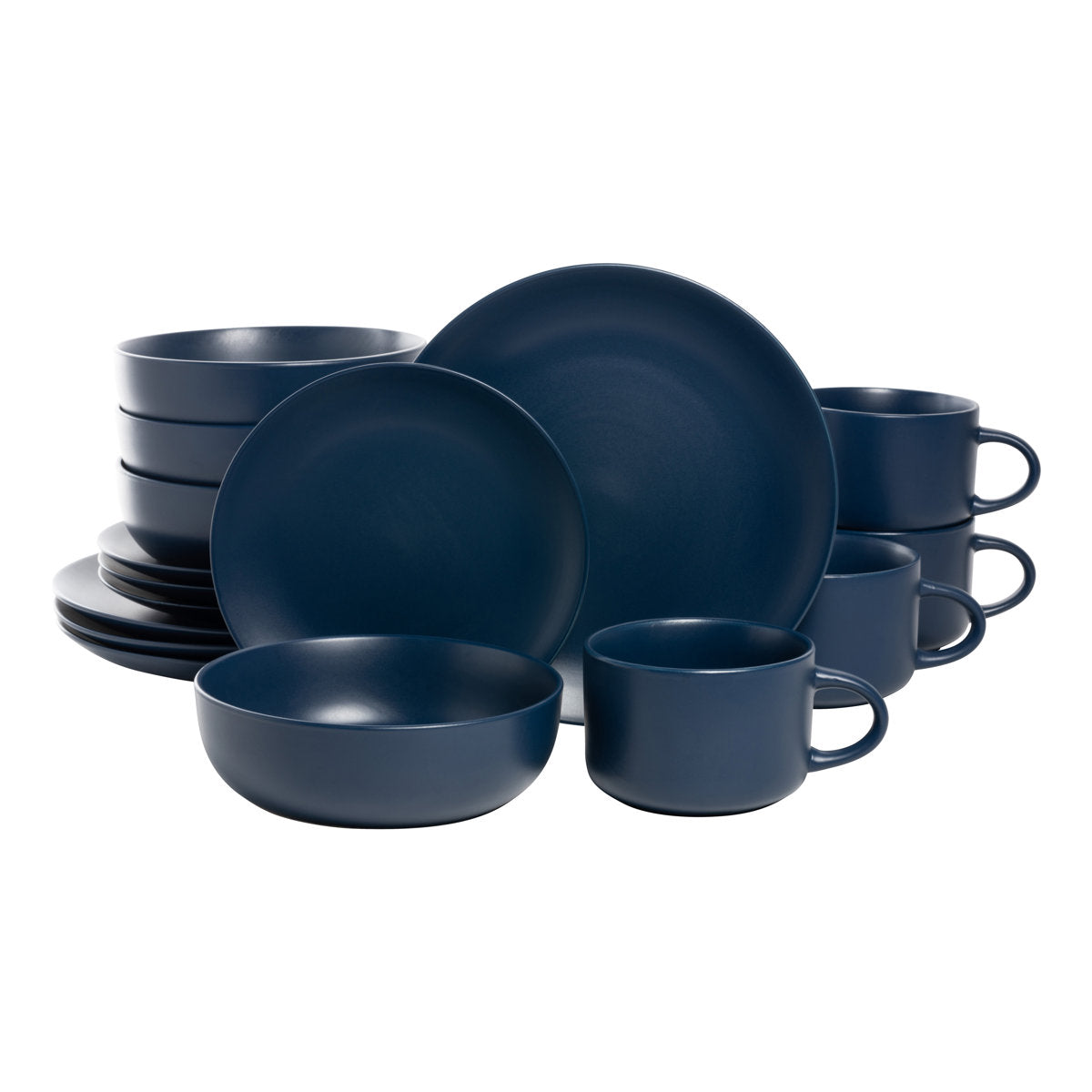 Matte 16-Piece Dinnerware Set for 4
