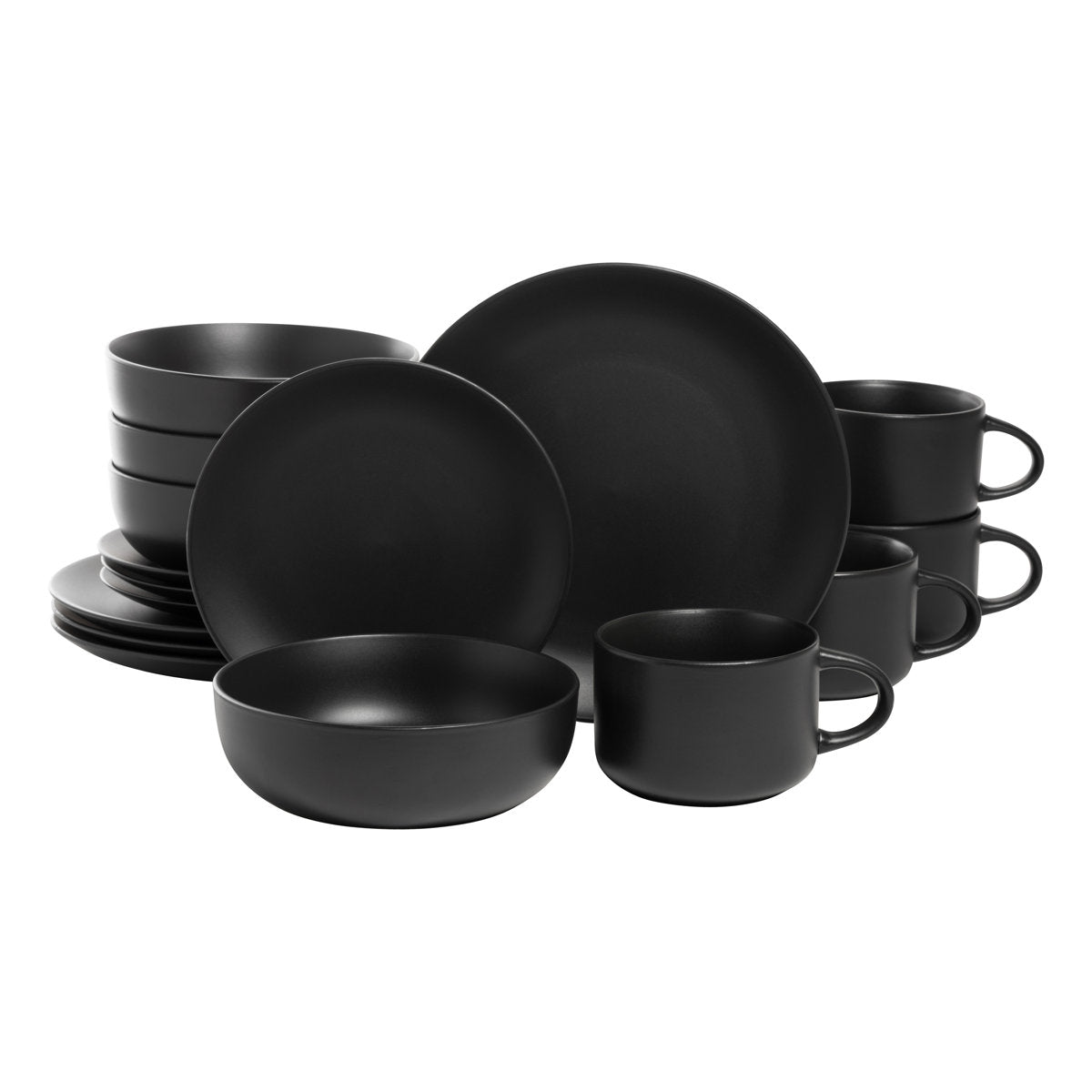 Matte 16-Piece Dinnerware Set for 4