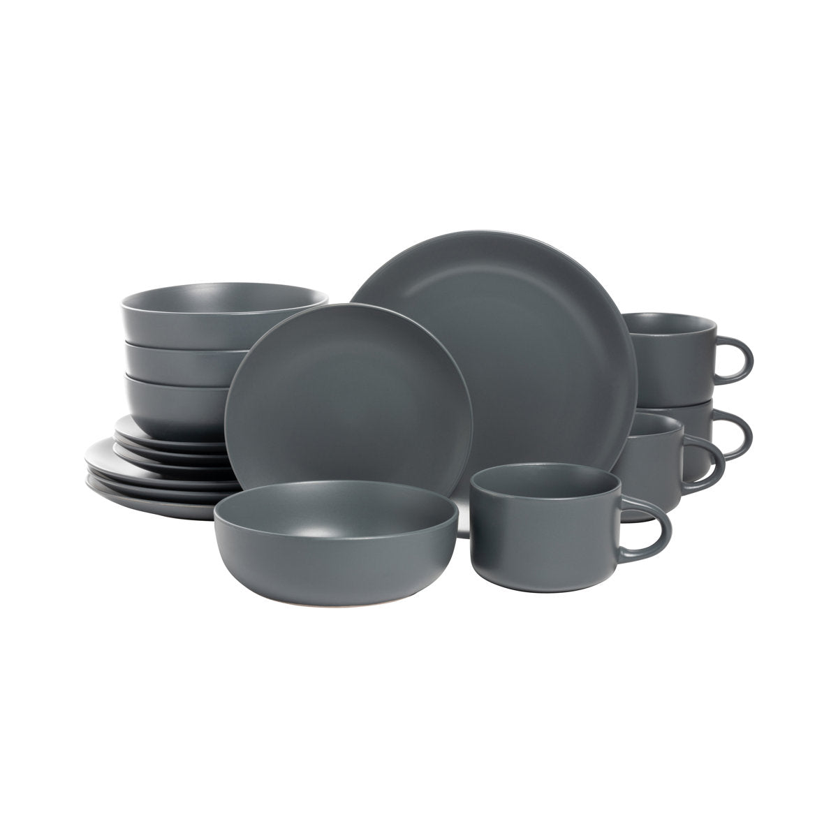 Matte 16-Piece Dinnerware Set for 4