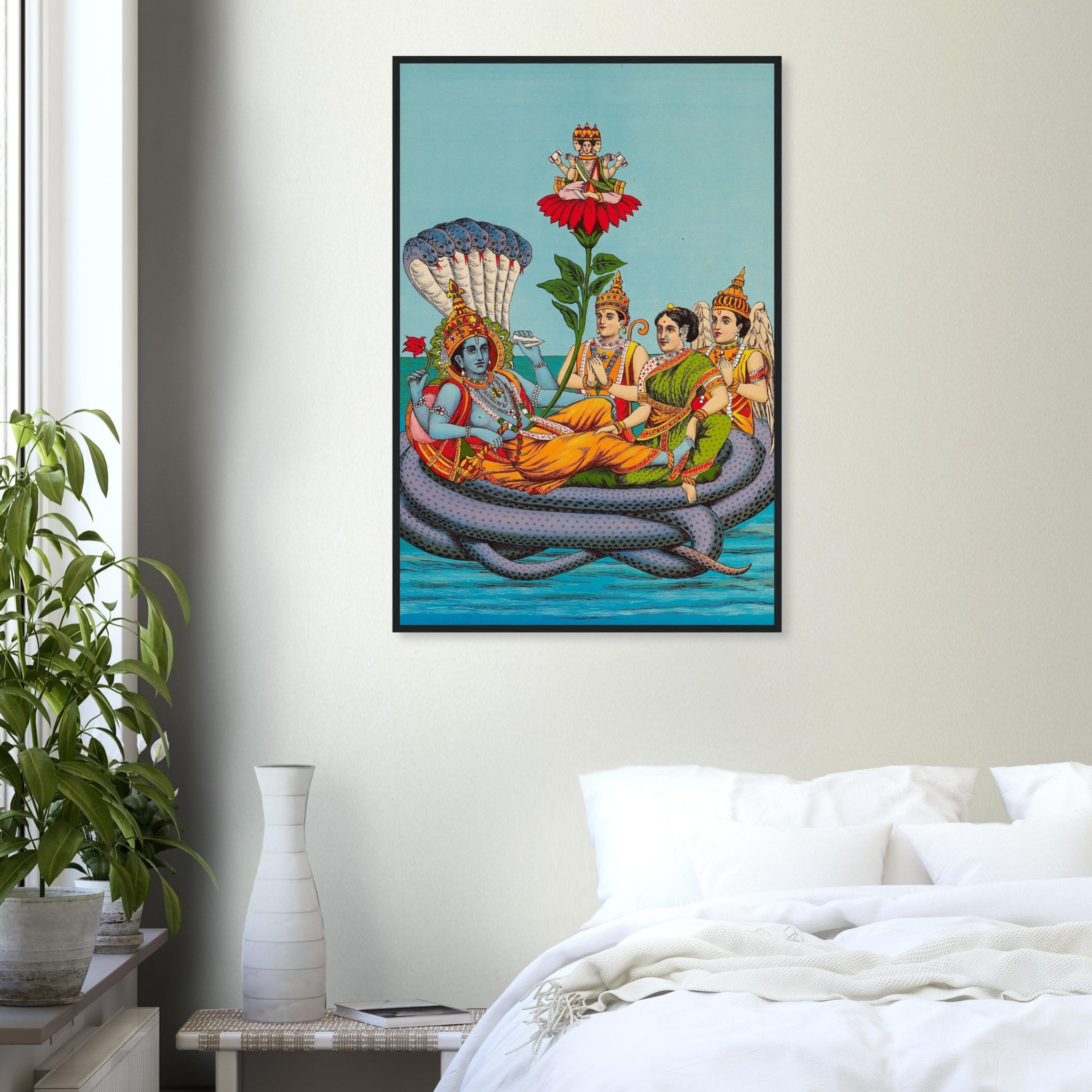 Lord Vishnu Creates Brahma Print