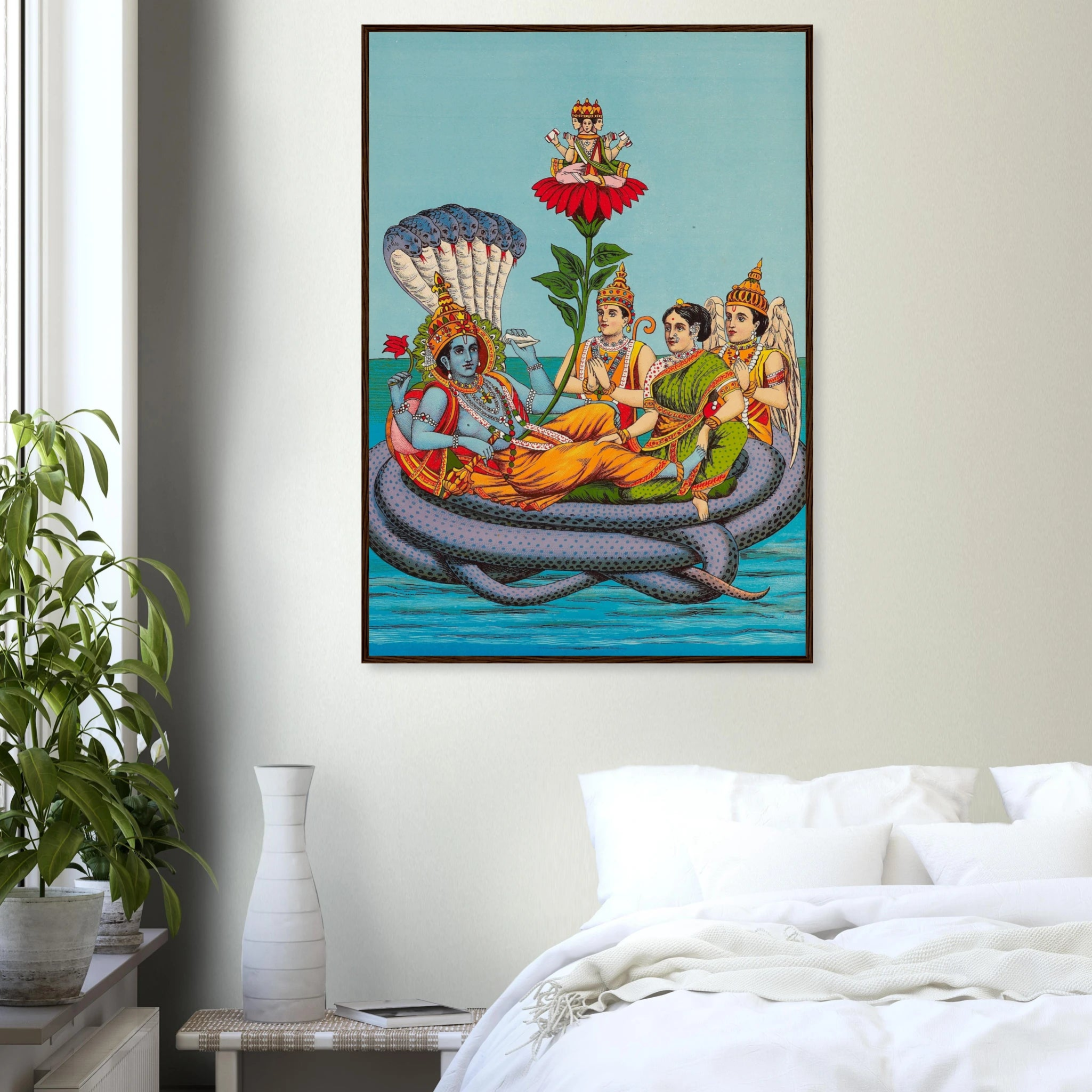 Lord Vishnu Creates Brahma Print