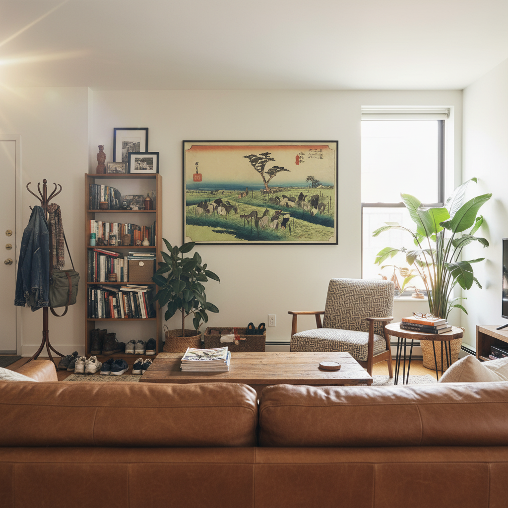 Brooklyn apartment over furniture