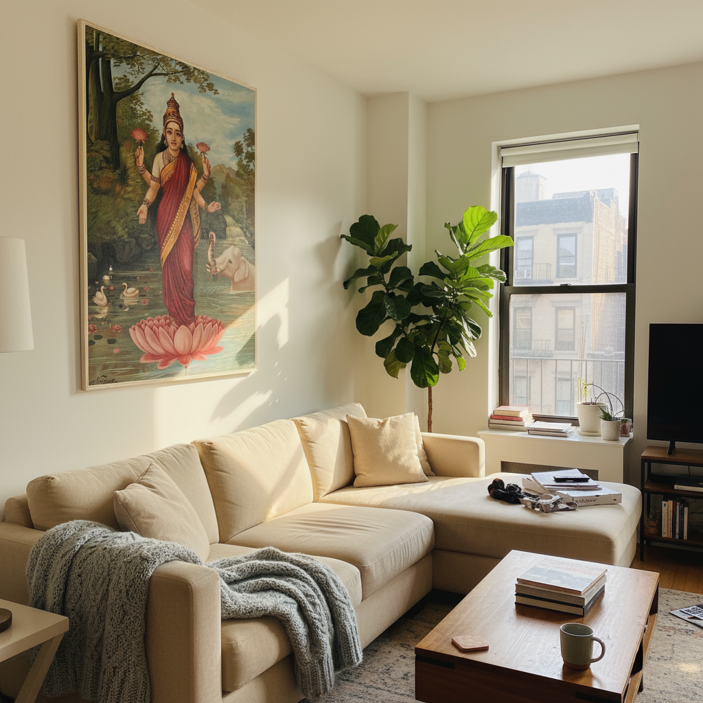 Manhattan apartment living room