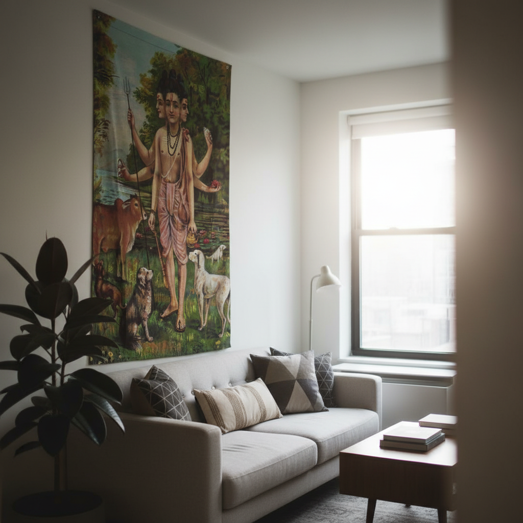 Manhattan apartment window side