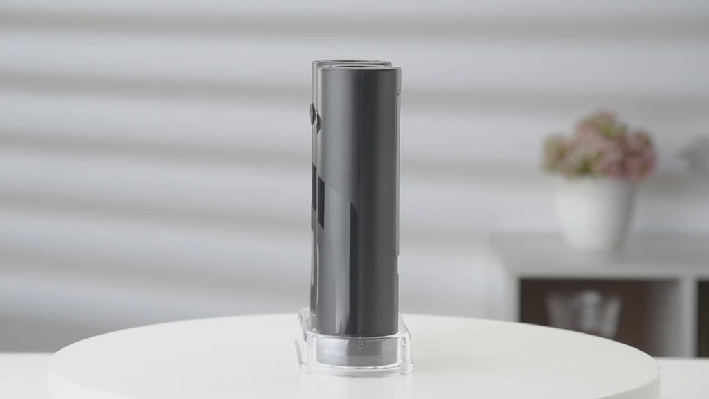 Black Electric Salt And Pepper Grinder Set