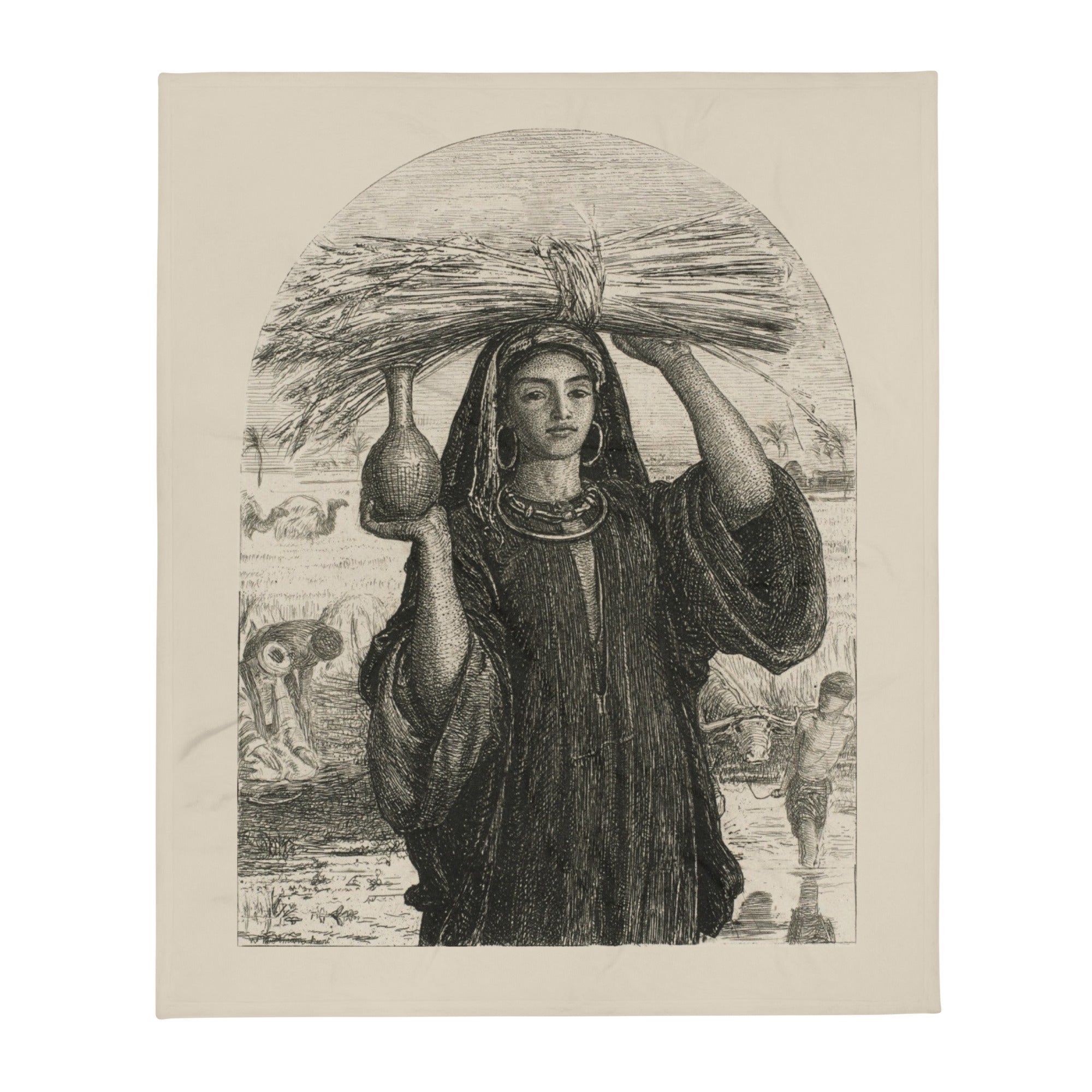 Abundance of Egypt Throw Blanket