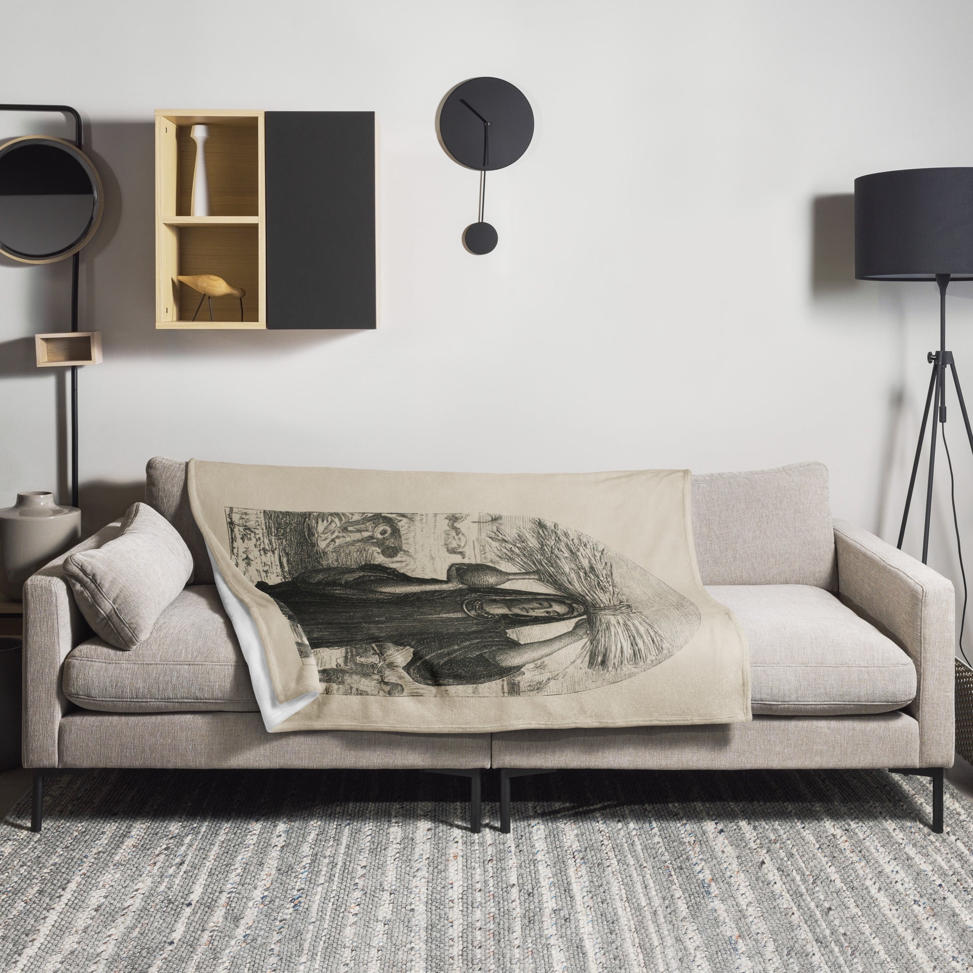 Abundance of Egypt Throw Blanket