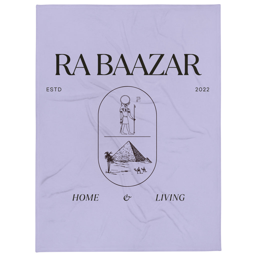Lavender RA BAAZAR Throw Blanket